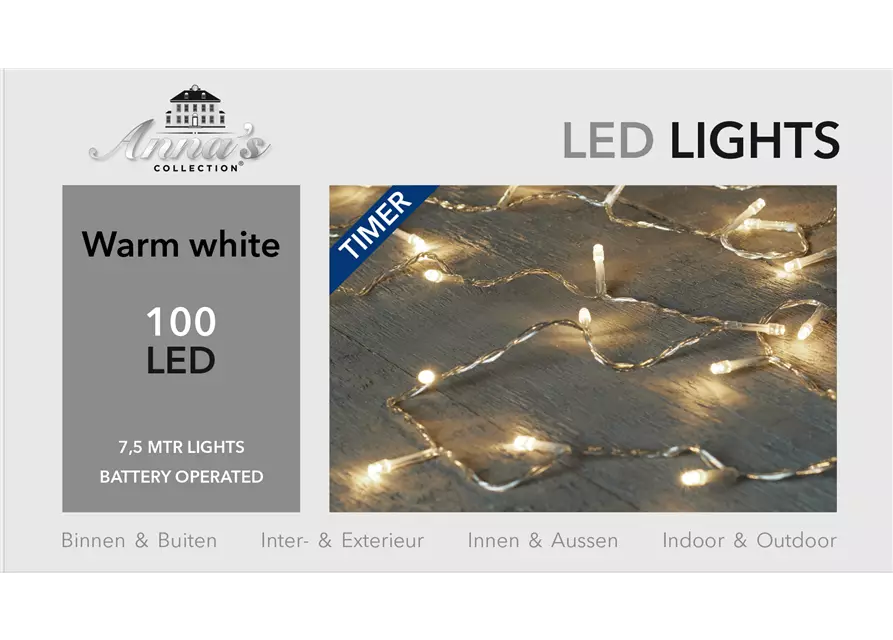 LED LIGHTS 100LIGHTS 7,5M warm-weiss