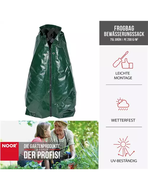 Frogbag Bewässerungssack 75l grün PE 200 g/m²