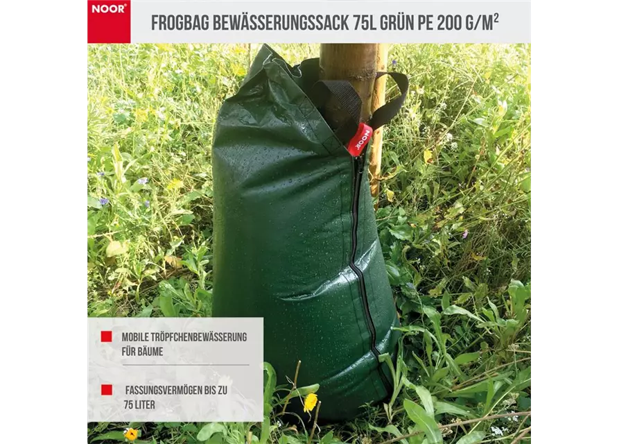 Frogbag Bewässerungssack 75l grün PE 200 g/m²