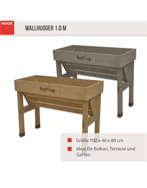 Hochbeet WallhuggerVegTrug 103 x 46 x 80cm 