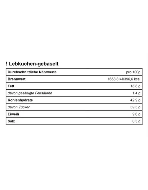 Elisen-Lebkuchen (6 Stück)