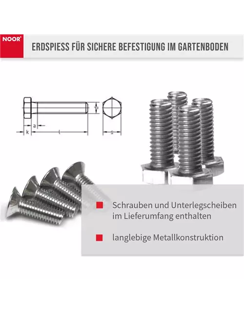 Bodenhülse Erdspiess