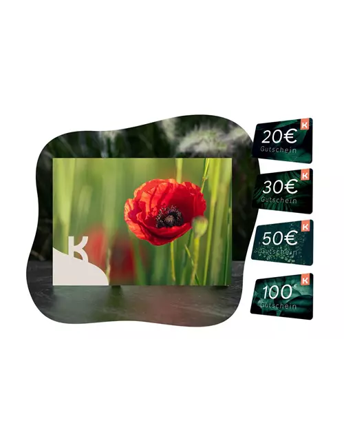 Motiv-Gutschein Mohn