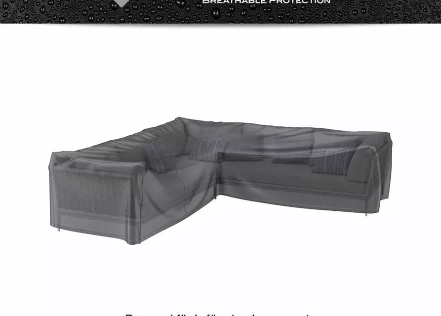 Aerocover Schutzhülle für Eck- Loungeset 300x300x100xH70 cm