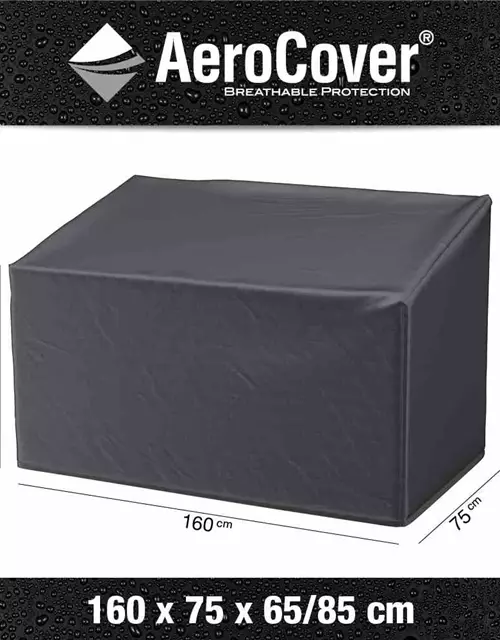 Aerocover Schutzhülle für Gartenbank 160x75xH65/85 cm