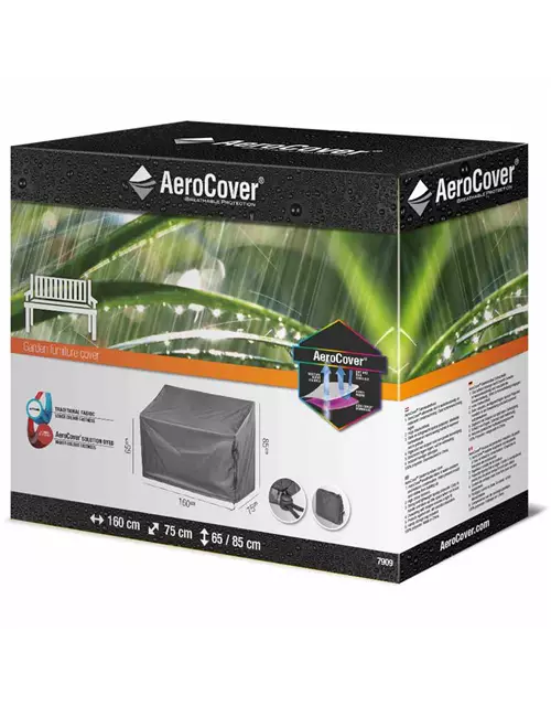 Aerocover Schutzhülle für Gartenbank 160x75xH65/85 cm