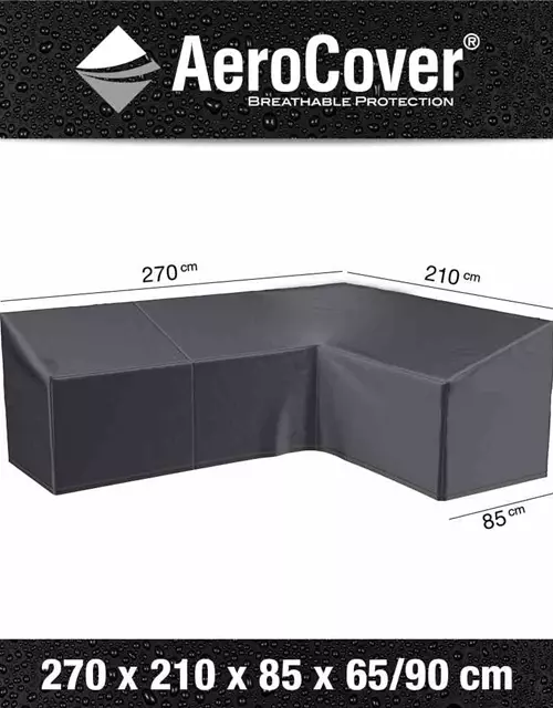 Aerocover Schutzhülle für Eck- Loungeset 270x210 L-Form rechts