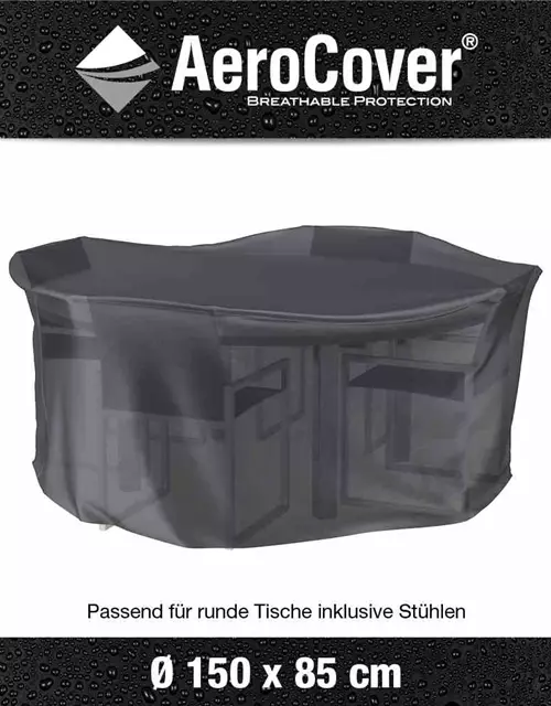 Aerocover Schutzhülle für Gartenmöbelset Ø150 x H85 cm