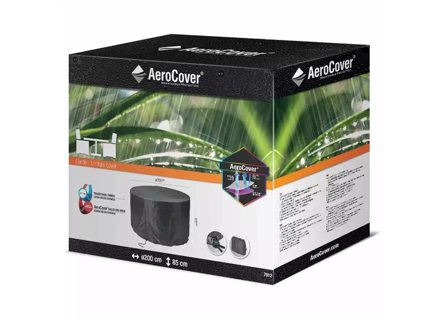 Aerocover Schutzhülle für Gartenmöbelset Ø200 x H85 cm