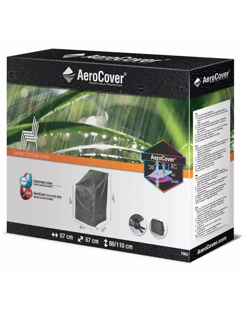 Aerocover Schutzhülle für Stapelstühle 67x67xH80/110 cm