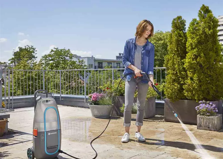 Gardena Akku-Hochdruckreiniger AquaClean Li 40/60 Set