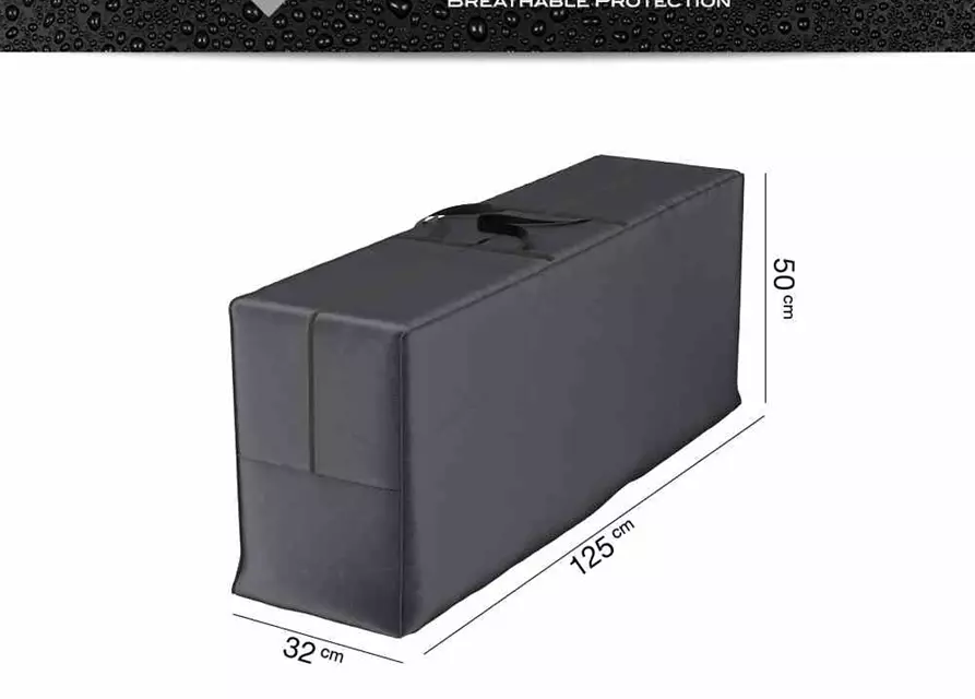 Aerocover Tragetasche für Auflagen 125x32x50cm