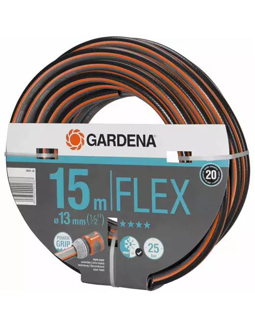 Gardena Gartenschlauch Comfort Flex 13 mm (1/2") 15 m mit PowerGrip bis 25 bar