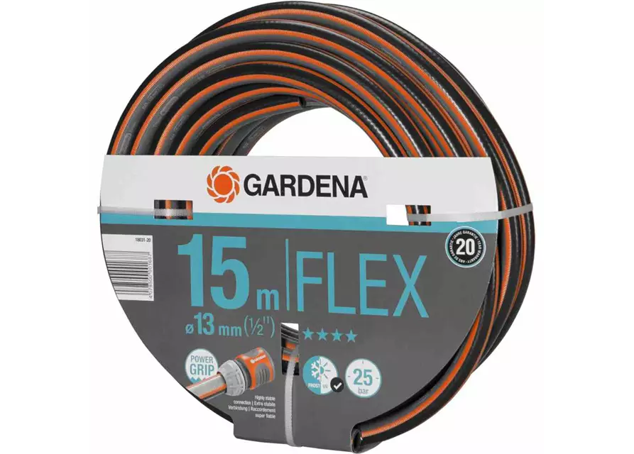 Gardena Gartenschlauch Comfort Flex 13 mm (1/2") 15 m mit PowerGrip bis 25 bar