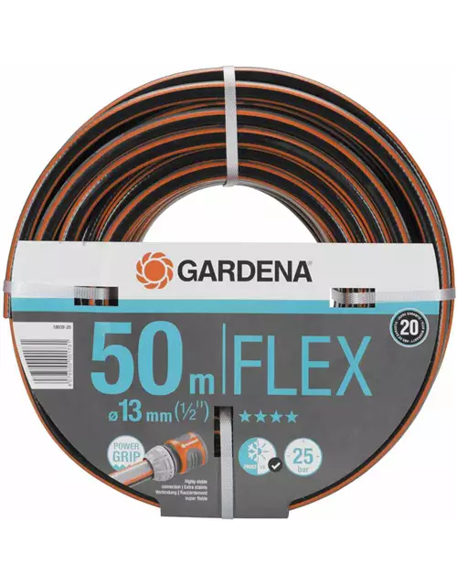 Gardena Gartenschlauch Comfort Flex 13 mm (1/2") 50 m mit PowerGrip bis 25 bar