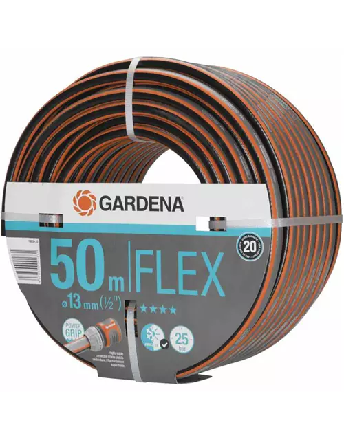 Gardena Gartenschlauch Comfort Flex 13 mm (1/2") 50 m mit PowerGrip bis 25 bar