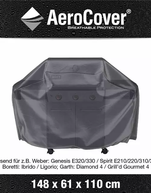 Aerocover Abdeckhaube Universal 148 x 52 x 101 cm