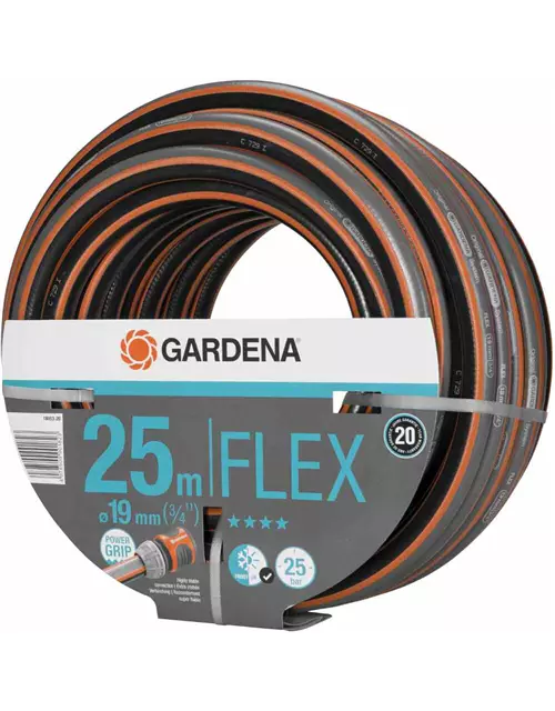 Gardena Gartenschlauch Comfort Flex 20 mm (3/4") 25 m mit PowerGrip bis 25 bar