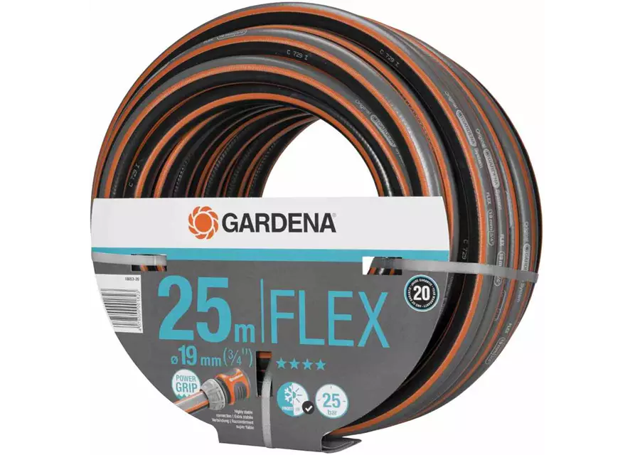 Gardena Gartenschlauch Comfort Flex 20 mm (3/4") 25 m mit PowerGrip bis 25 bar