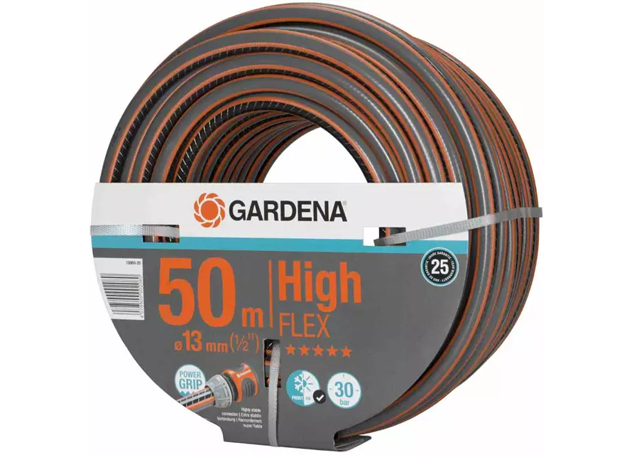 Gardena Gartenschlauch Comfort HighFlex 13 mm (1/2") 50 m mit PowerGrip 30 bar