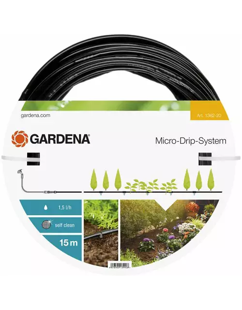 Gardena Tropfrohr Erweiterungs-Set oberirdisch 4,6 mm (3/16") 15 m