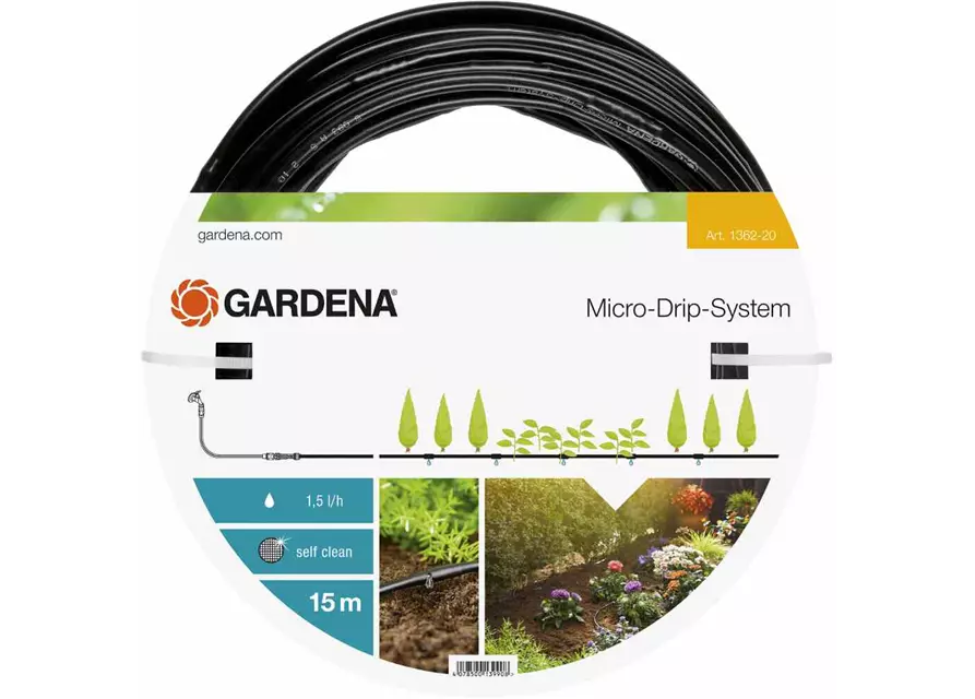 Gardena Tropfrohr Erweiterungs-Set oberirdisch 4,6 mm (3/16") 15 m