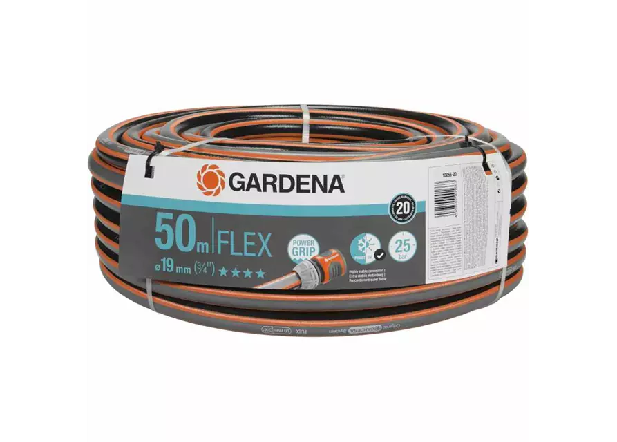 Gardena Gartenschlauch Comfort Flex 20 mm (3/4") 50 m mit PowerGrip bis 25 bar