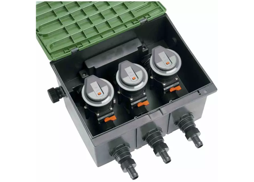 Gardena Ventilbox V3 für 3 Bewässerungsventile 9 V oder 24 V