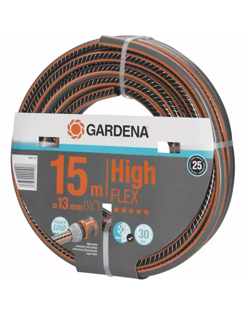 Gardena Gartenschlauch Comfort HighFlex 13 mm (1/2") 15 m mit PowerGrip 30 bar