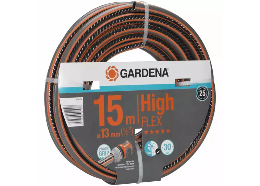 Gardena Gartenschlauch Comfort HighFlex 13 mm (1/2") 15 m mit PowerGrip 30 bar