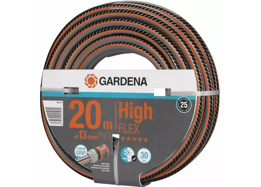 Gardena Gartenschlauch Comfort HighFlex 13 mm (1/2") 20 m mit PowerGrip 30 bar