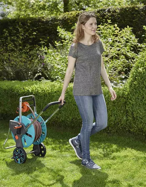 Gardena Schlauchwagen AquaRoll M Easy Set inkl. 20m Schlauch und Zubehör