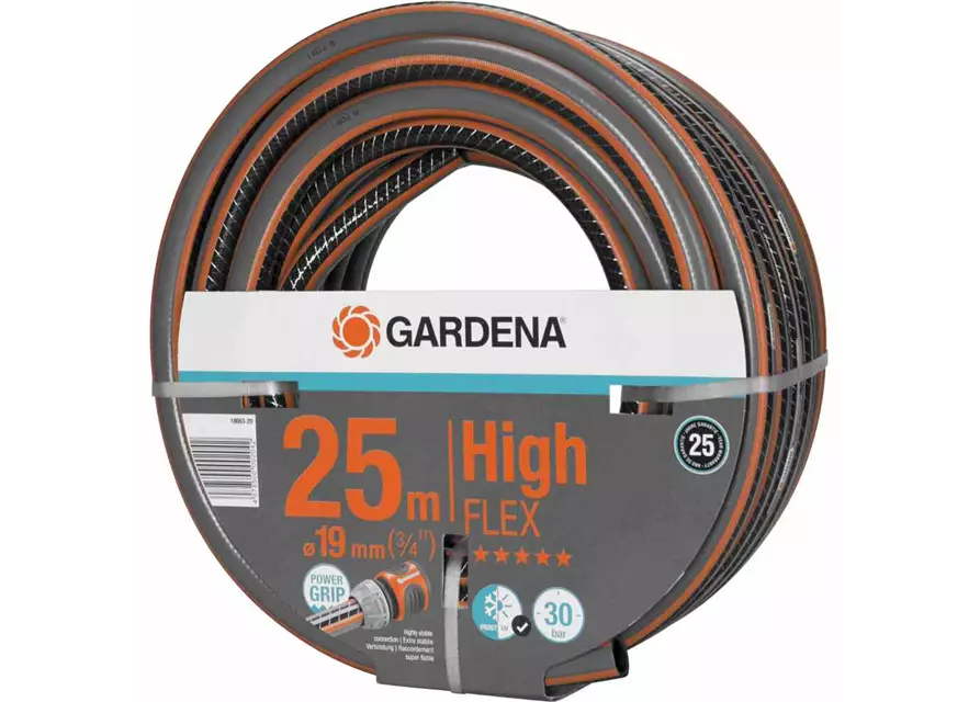 Gardena Gartenschlauch Comfort HighFlex 20 mm (3/4") 25 m mit PowerGrip 30 bar