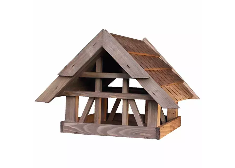 Futterhaus Fachwerkhaus 32x46x46cm