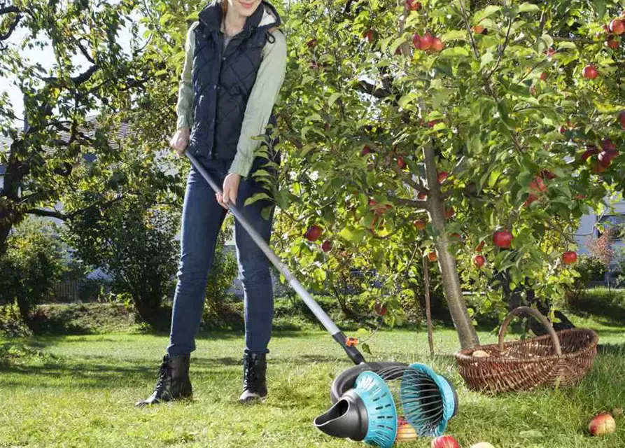 Gardena Combisystem Roll-, Apfel- und Obstsammler mit Schaufelfunktion