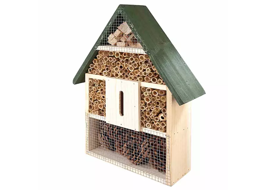 H.G-Vogel Insektenhotel 40x28x9cm Fichte/Bambus