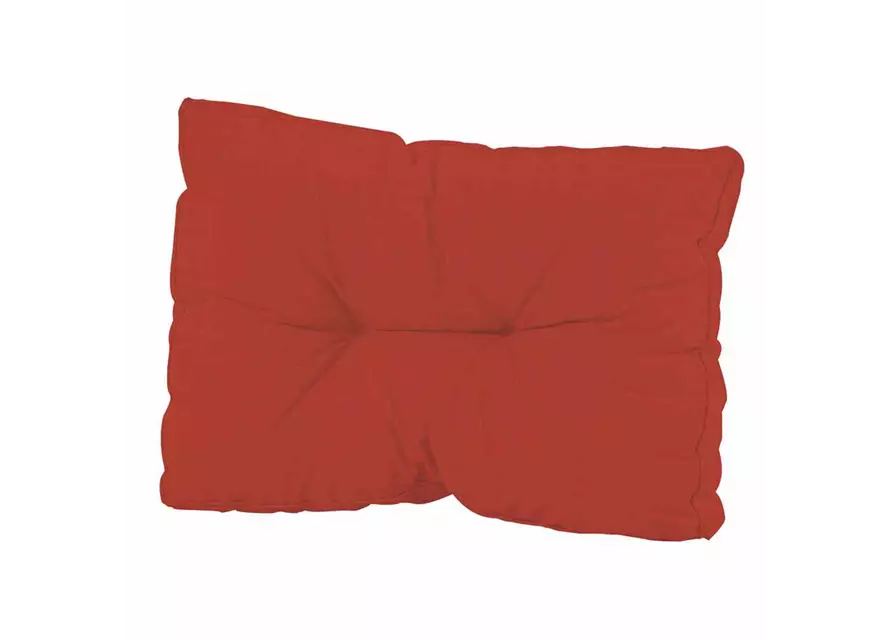 Madison Palettenrückenkissen Basic 60x43 cm rot