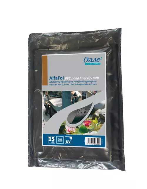 OASE AlfaFol schwarz Pre-Packed 0,5mm / 6x6m