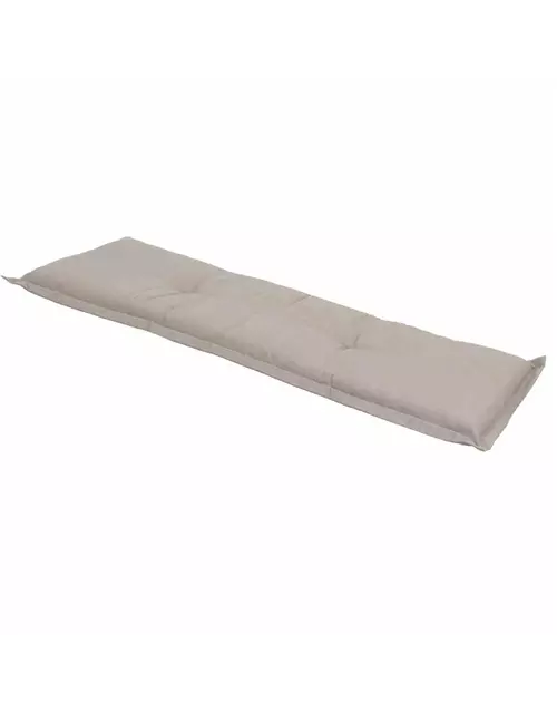 Madison Bankauflage 140x48cm grau-beige Baumwolle 