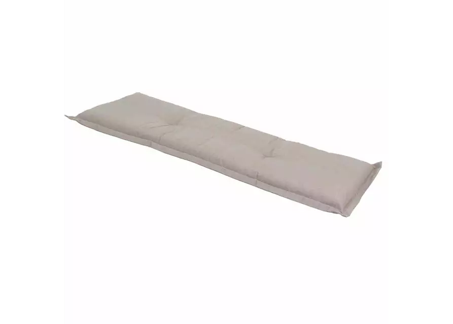 Madison Bankauflage 140x48cm grau-beige Baumwolle 