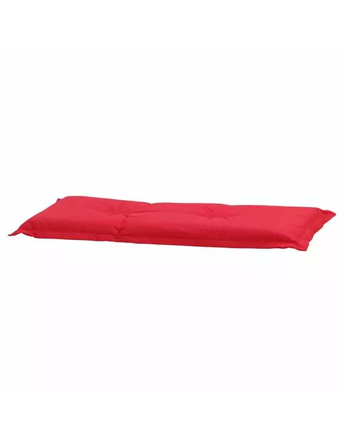 Madison Auflage für Gartenbank 2-Sitzer 110 cm rot Baumwolle-Polyester