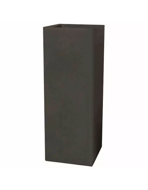 PP-Plastic Cube high 265x265x725mm schwarz-granit betonlook