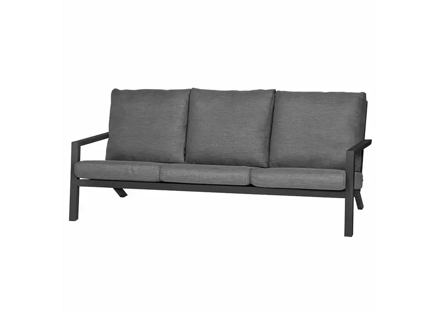 Siena Garden Belia 3-Sitzersofa Aluminium inklusive Kissen 