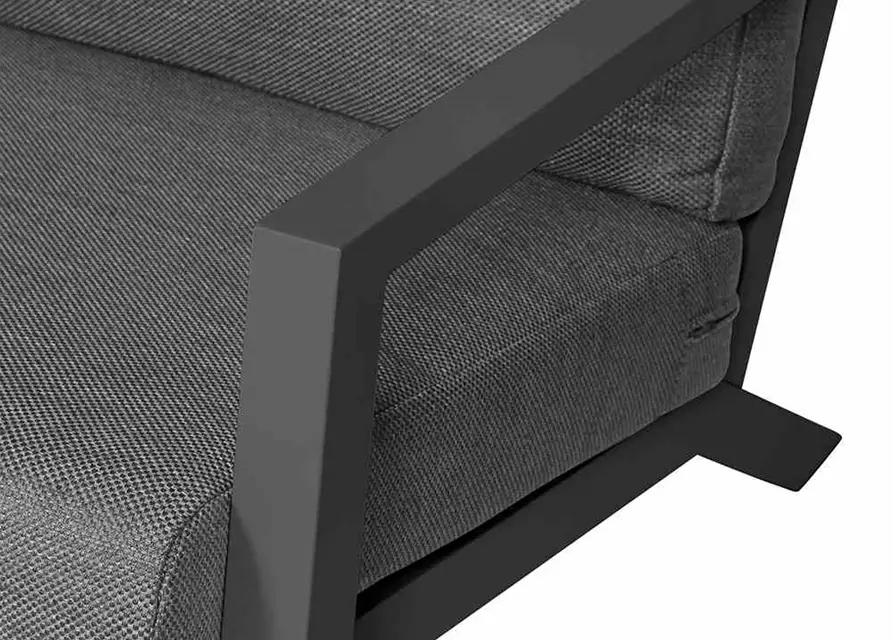 Siena Garden Belia 3-Sitzersofa Aluminium inklusive Kissen 