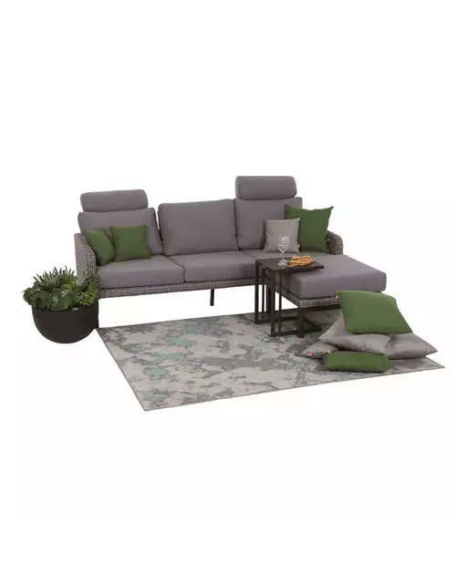 Siena Garden Bellani 3-Sitzer Sofa Aluminum/Gardino® 