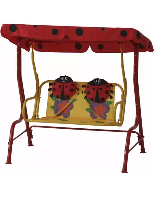 Siena Garden Kinderschaukel Marie 75x115x118 cm rot