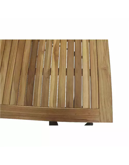 Siena Garden Peru Biergarten-Klapptisch 80x80 cm Stahl/Teak 