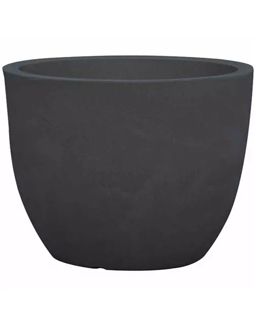 PP-Plastic Gefäß Padua 40, Ø 40x30,7cm schwarz Granit 