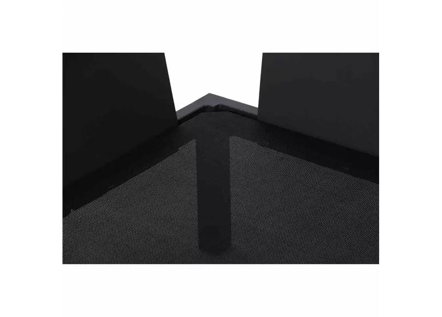 Siena Garden Lounge inkl. Kissen Modul Eckteil 74x74x75 cm, schwarz, Grau 