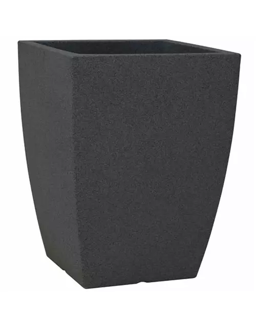 PP-Plastic Gefäß Bologna 45 45x45x60cm schwarz Granit 